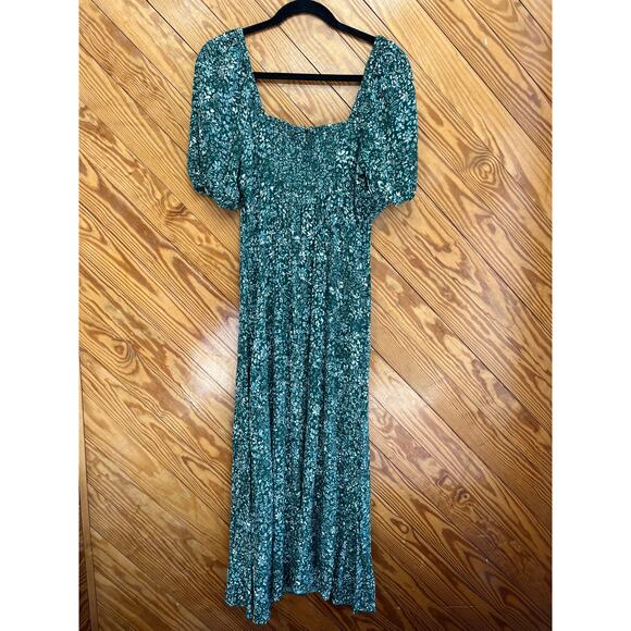 Madewell Puff-Sleeve Sweetheart Midi Dress in Floral - Picture 10 of 10